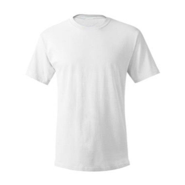 white plain blank t shirt front